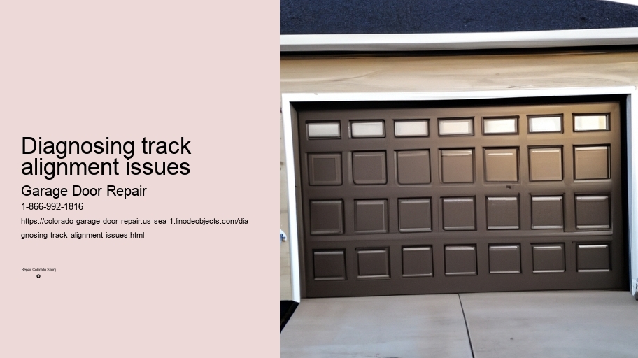 Diagnosing track alignment issues