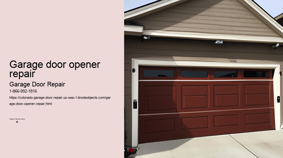 Garage door opener repair
