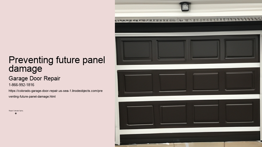 Preventing future panel damage