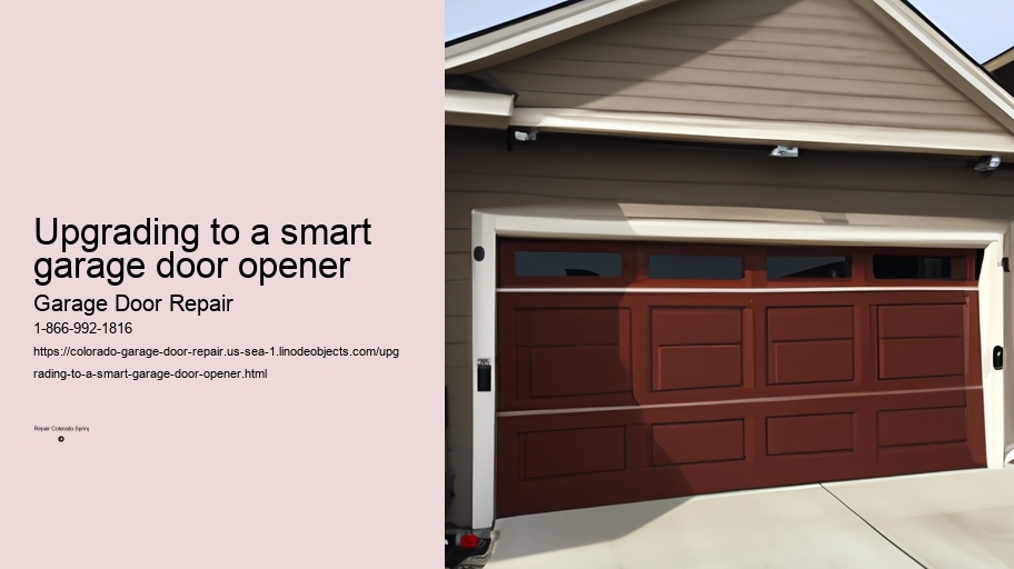 Upgrading to a smart garage door opener